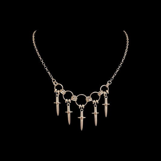 Five Dagger Necklace