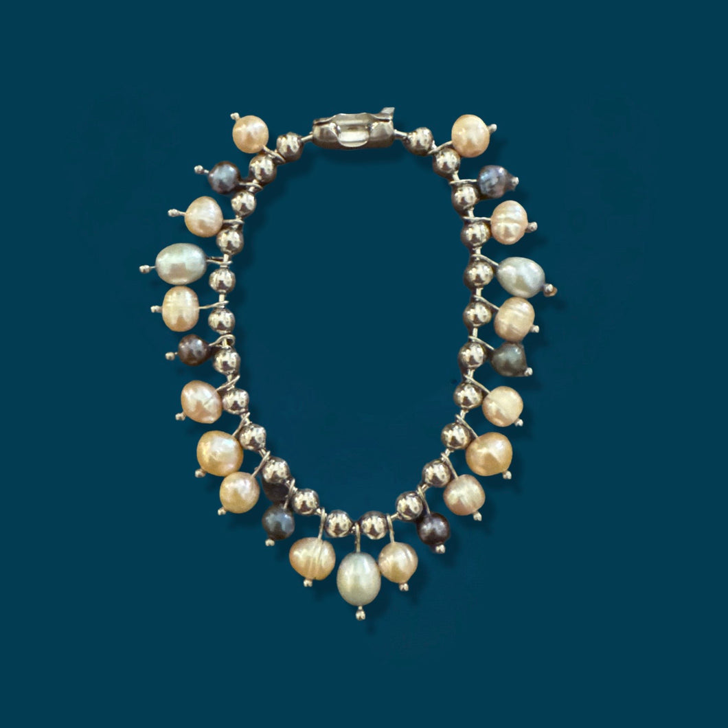 Pastel Freshwater Fringe Bracelet