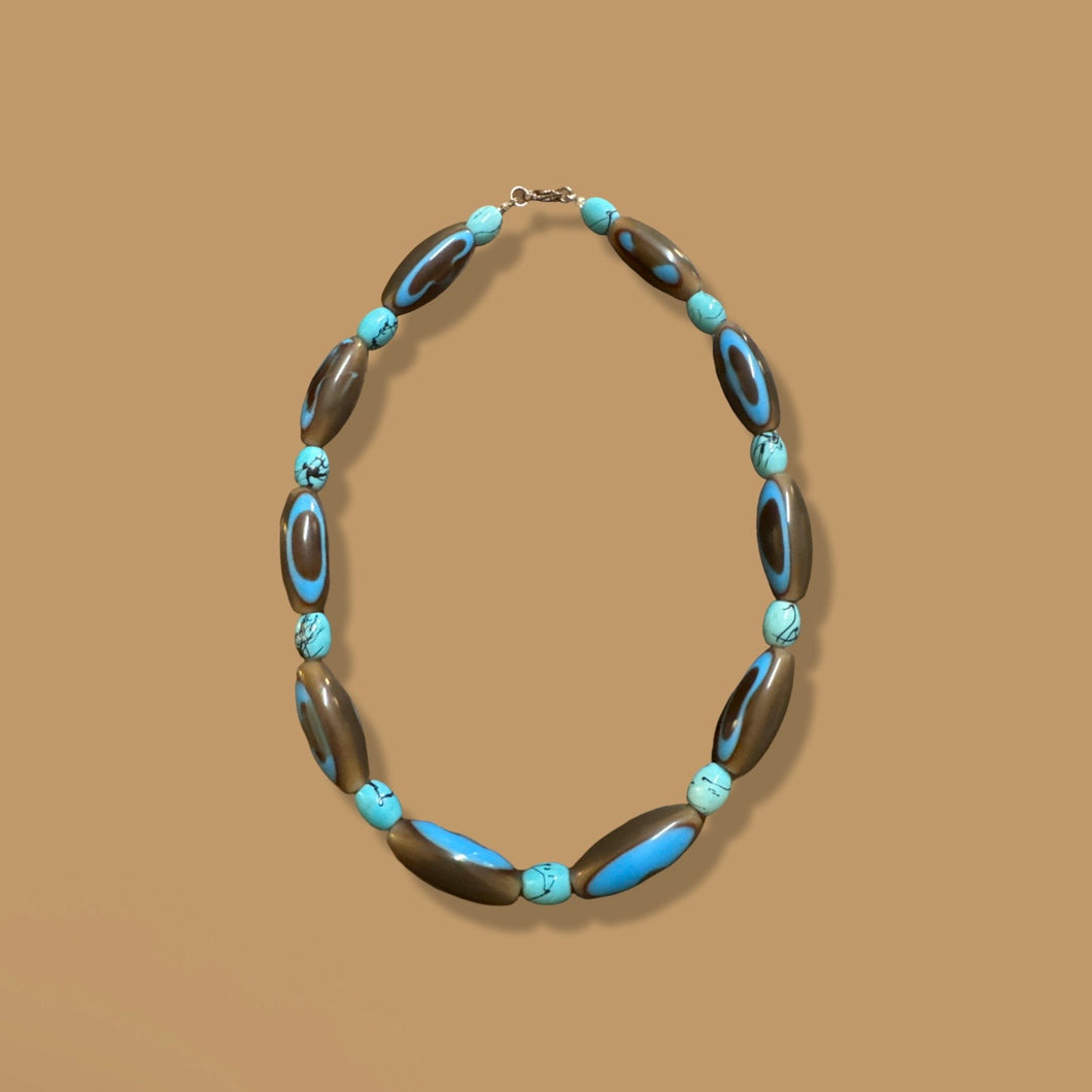 Chunky Mixed Bead Necklace: Style 2