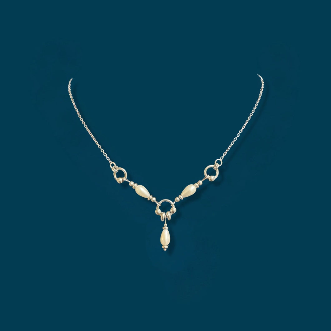 Mini Teardrop Centerpiece Necklace