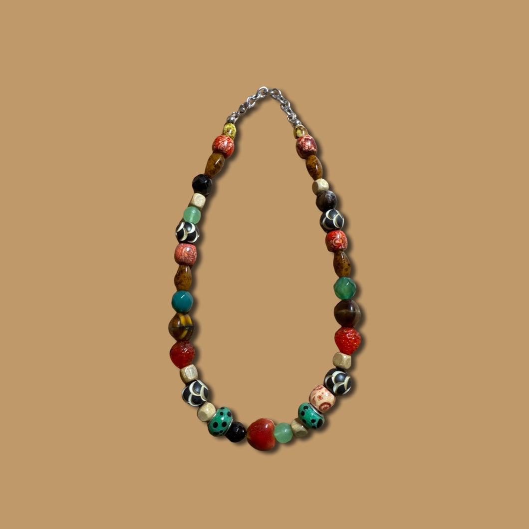 Chunky Mixed Bead Necklace: Style 5