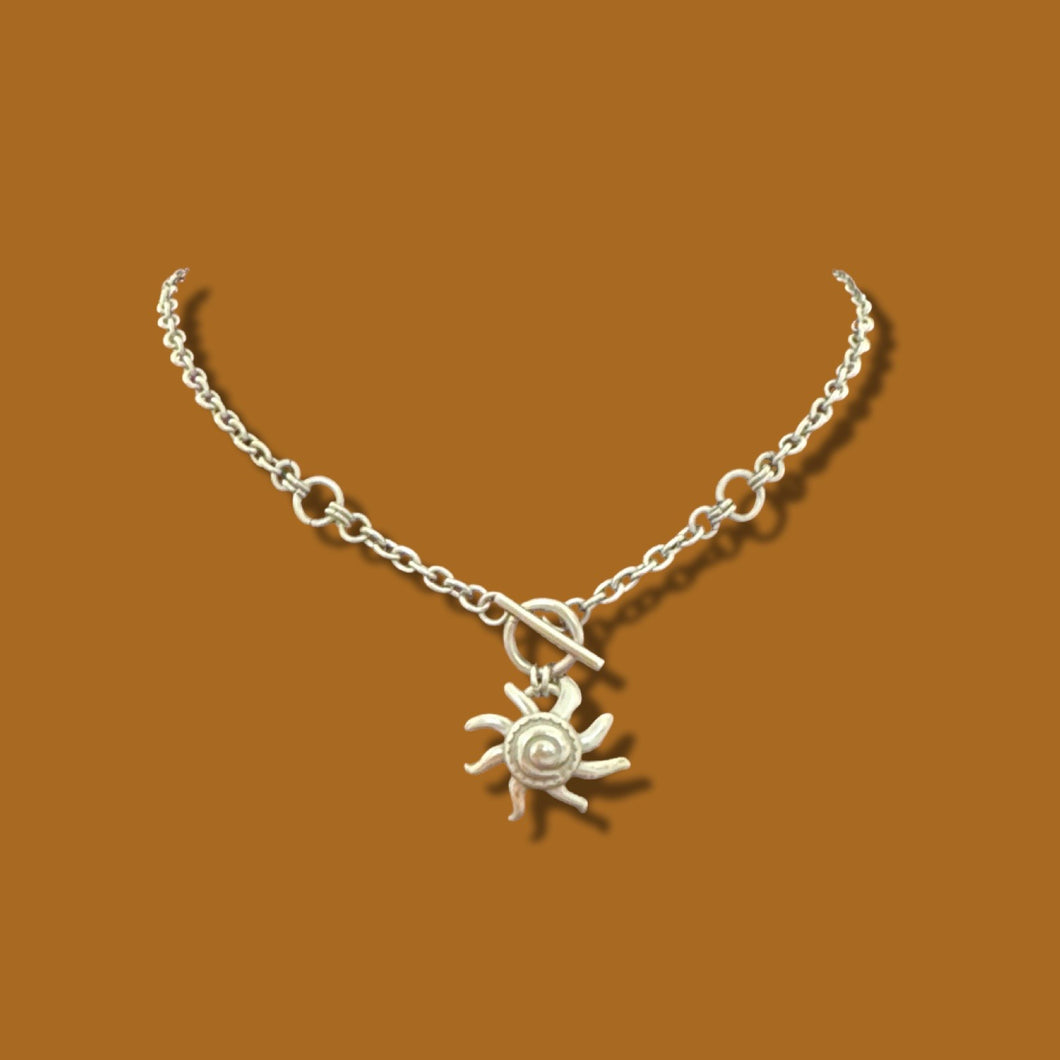 Spiral Sun Necklace
