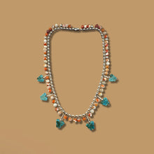 Load image into Gallery viewer, Stone and Butterfly Fringe Necklace
