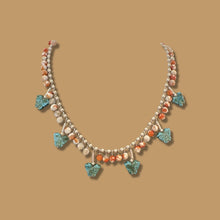 Load image into Gallery viewer, Stone and Butterfly Fringe Necklace
