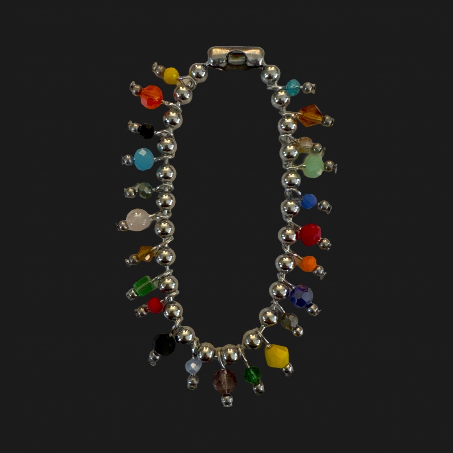 Mixed Bead Fringe Bracelet