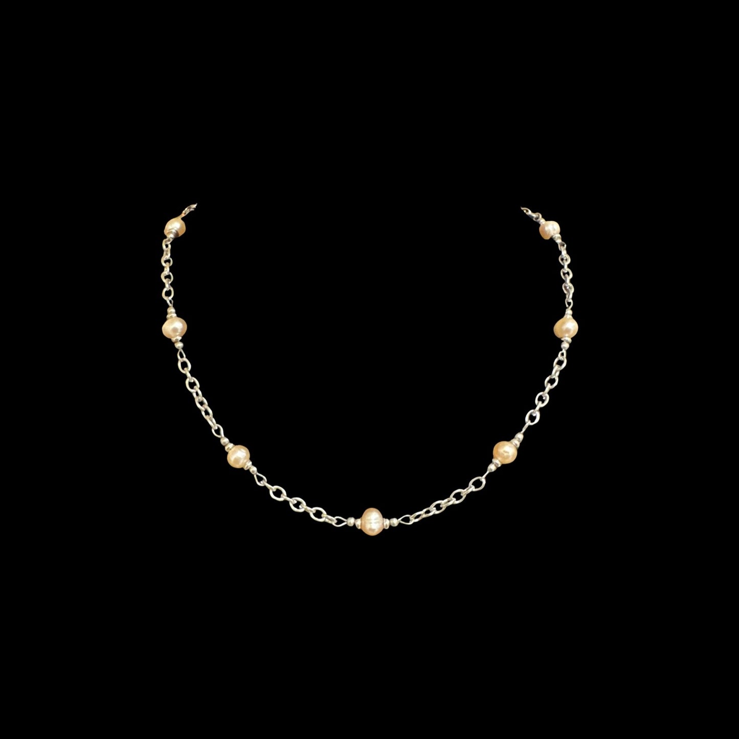 Peachy Freshwater Necklace