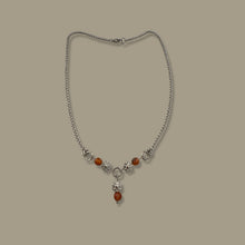 Load image into Gallery viewer, Floral Stone Centerpiece Necklace
