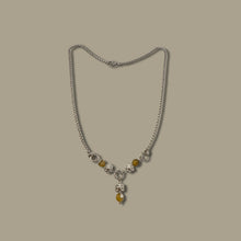 Load image into Gallery viewer, Floral Stone Centerpiece Necklace
