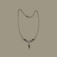 Load image into Gallery viewer, Floral Stone Centerpiece Necklace
