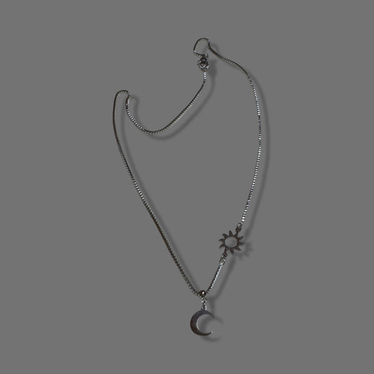 Moon and Sun Necklace