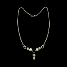 Load image into Gallery viewer, Floral Agate Centerpiece Necklace
