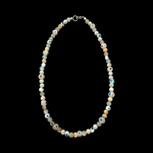 Load image into Gallery viewer, Pastel Agate and Evil Eye Strand
