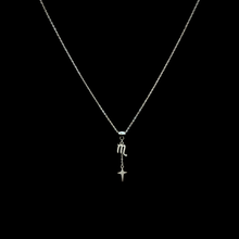 Load image into Gallery viewer, Zodiac Sign and North Star Hanging Necklace
