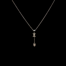 Load image into Gallery viewer, Zodiac Sign and Tag Hanging Necklace
