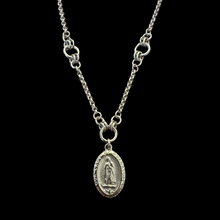 Load image into Gallery viewer, Our Lady of Guadalupe Side Ring Necklace
