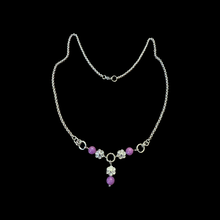 Load image into Gallery viewer, Floral Agate Centerpiece Necklace
